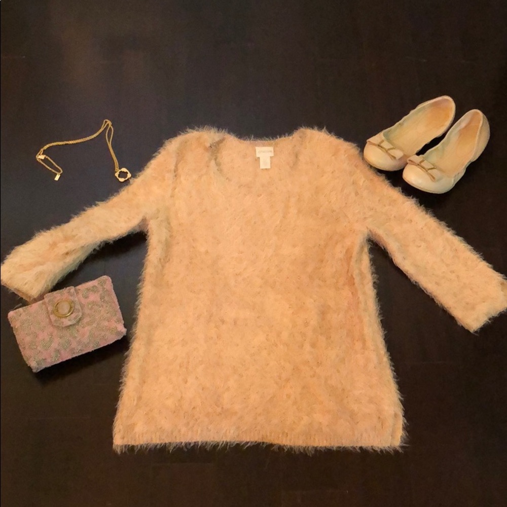 Chico’s Eyelash sweater